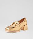 Django & Juliette Ambato Old Gold Tumble Leather