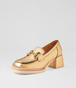 Django & Juliette Ambato Old Gold Tumble Leather