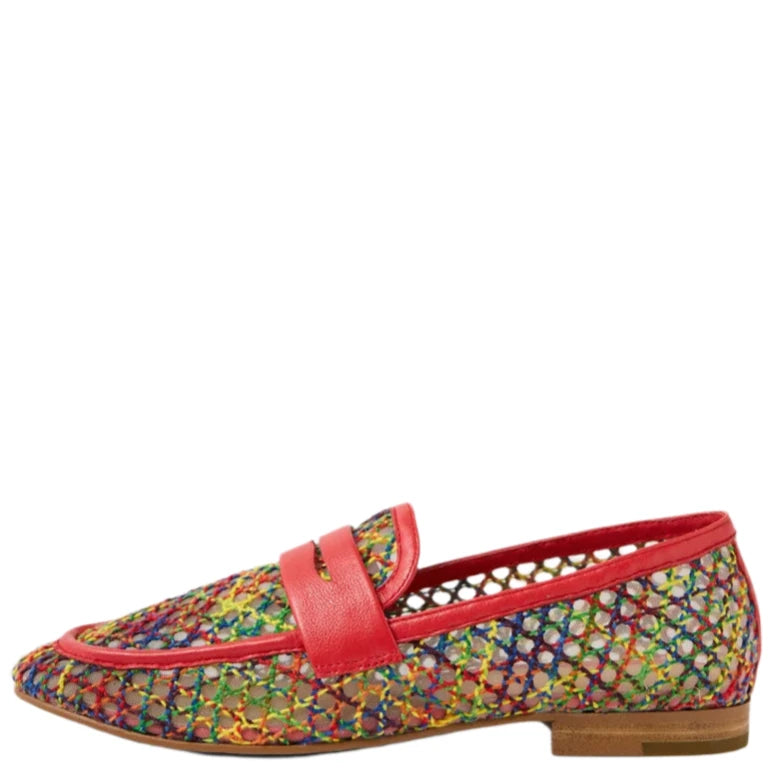Django & Juliette Iras Bright Multi Red Raffia