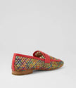 Django & Juliette Iras Bright Multi Red Raffia