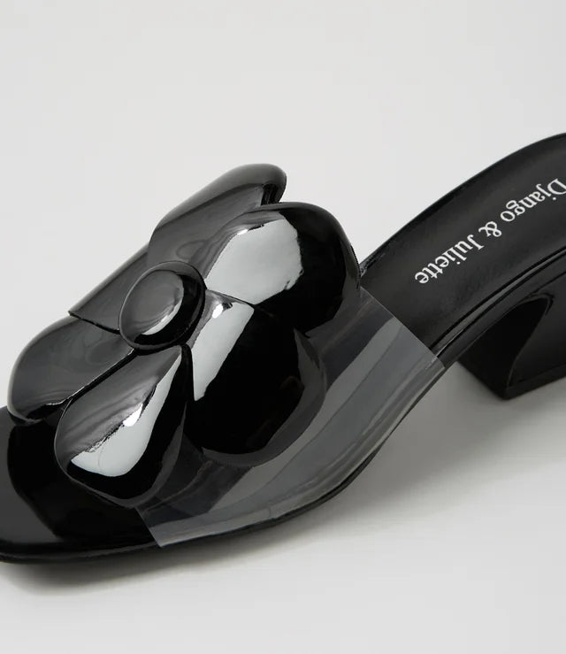 Django & Juliette Sheray Black Patent Leather