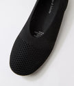 Django & Juliette Vaya Knit Flats Black