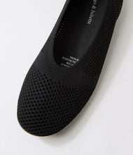 Load image into Gallery viewer, Django &amp; Juliette Vaya Knit Flats Black

