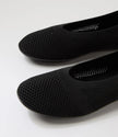 Django & Juliette Vaya Knit Flats Black