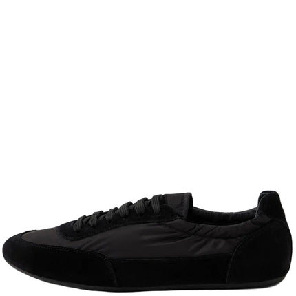 Django & Juliette Brinkle Sneakers Black Suede Fabric