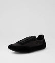 Django & Juliette Brinkle Sneakers Black Suede Fabric