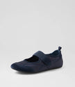 Django & Juliette Britas Ballet Sneakers Navy Suede Fabric