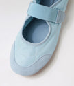 Django & Juliette Britas Ballet Sneakers Steel Suede Fabric
