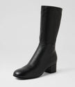 Django & Juliette Bijous Black Leather Boots