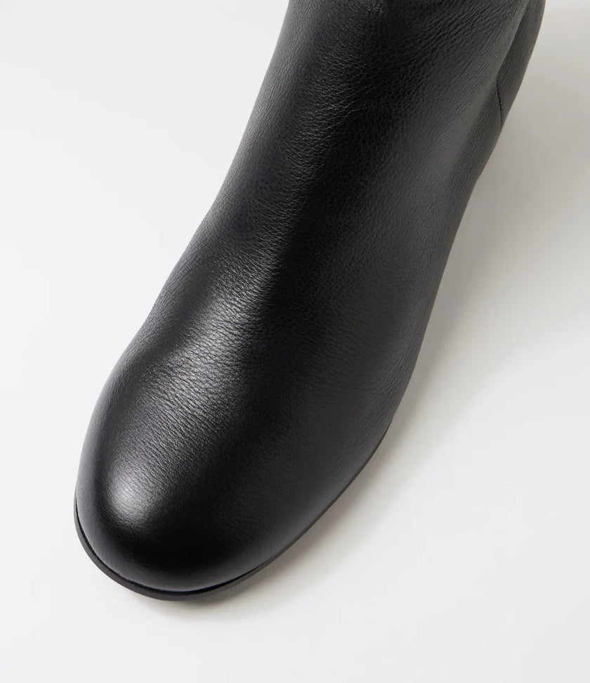 Django & Juliette Bijous Black Leather Boots