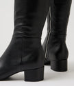 Django & Juliette Bijous Black Leather Boots