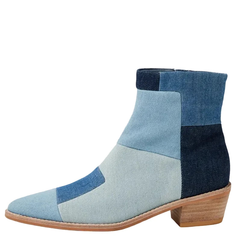 Django & Juliette Devales Denim Multi Boots