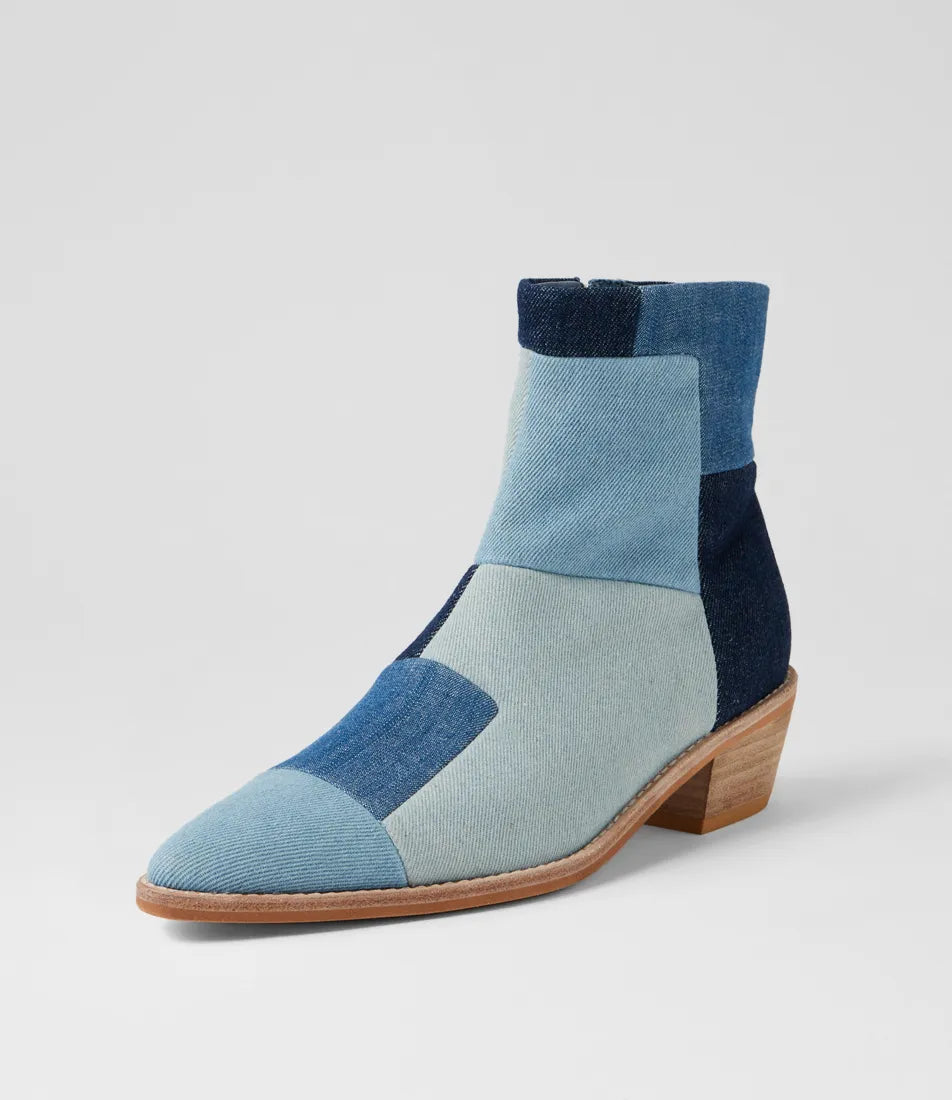 Django & Juliette Devales Denim Multi Boots