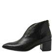 Django & Juliette Fernada Ankle Boots Black/ Black Polish Leather