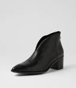 Django & Juliette Fernada Ankle Boots Black/ Black Polish Leather