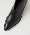 Django & Juliette Fernada Ankle Boots Black/ Black Polish Leather