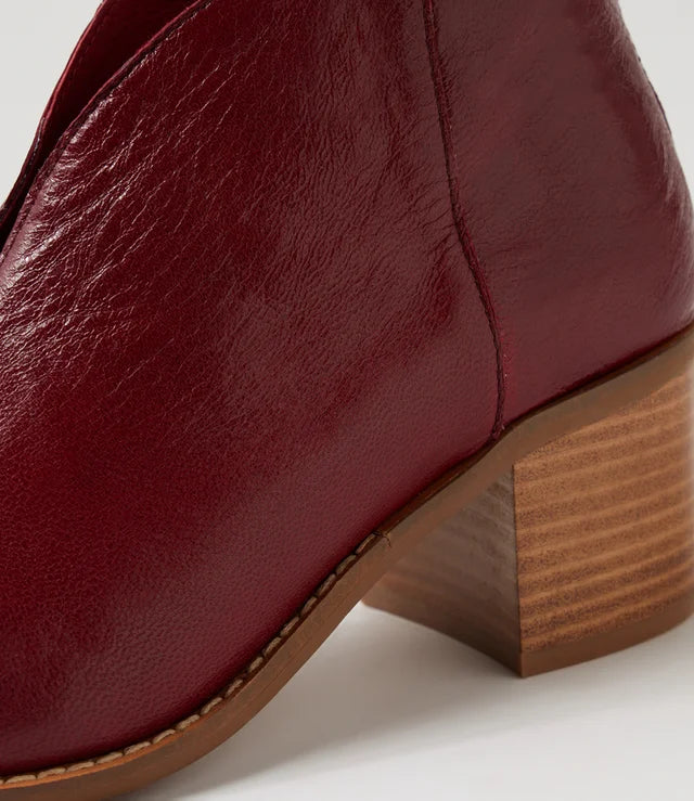 Django & Juliette Fernada Ankle Boots Pinot Polish Leather