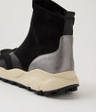 Django & Juliette Jennsen Zip Front Sneaker Boot Black/ Dark Pewter Multi