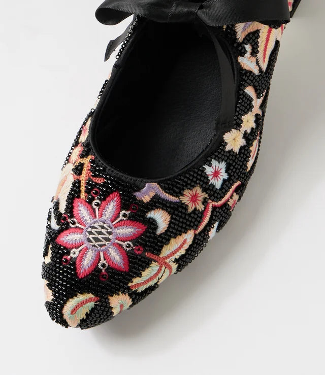 Django & Juliette Jianne Black Multi Heels