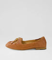 Django & Juliette Ubeeria Flats Cognac Polish Leather