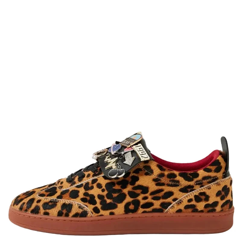 Django & Juliette Sunnies Sneakers Leopard Multi Leather