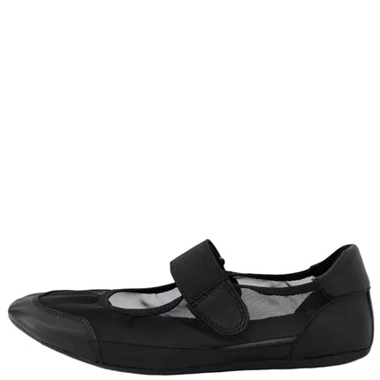 Django & Juliette Brya Ballet Sneakers Black Leather/ Mesh