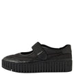 Django & Juliette Bano Maryjane Sneakers Black Leather/ Fabric
