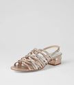 Django & Juliette Tannaz Metallic Multi Leather Sandals