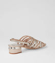 Django & Juliette Tannaz Metallic Multi Leather Sandals