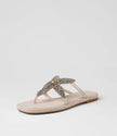 Django & Juliette Zorica Beaded Sandals Pastel Multi