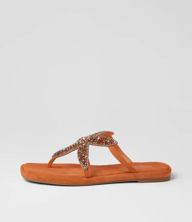 Django & Juliette Zorica Beaded Sandals Bright Multi