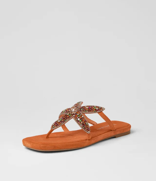 Django & Juliette Zorica Beaded Sandals Bright Multi