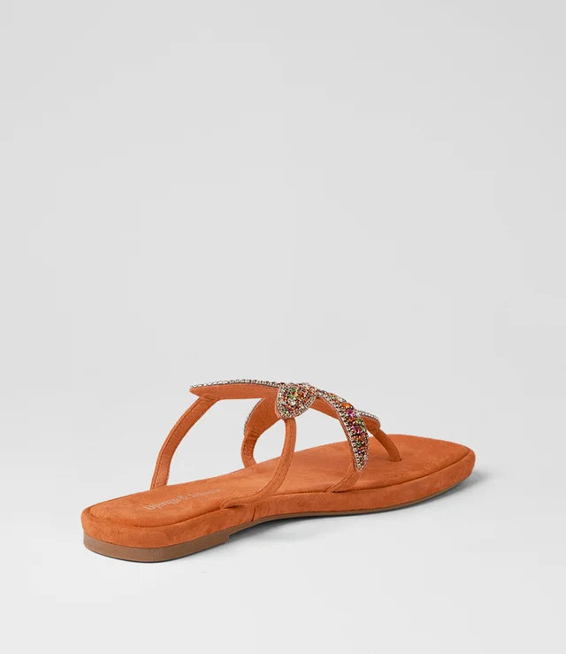 Django & Juliette Zorica Beaded Sandals Bright Multi