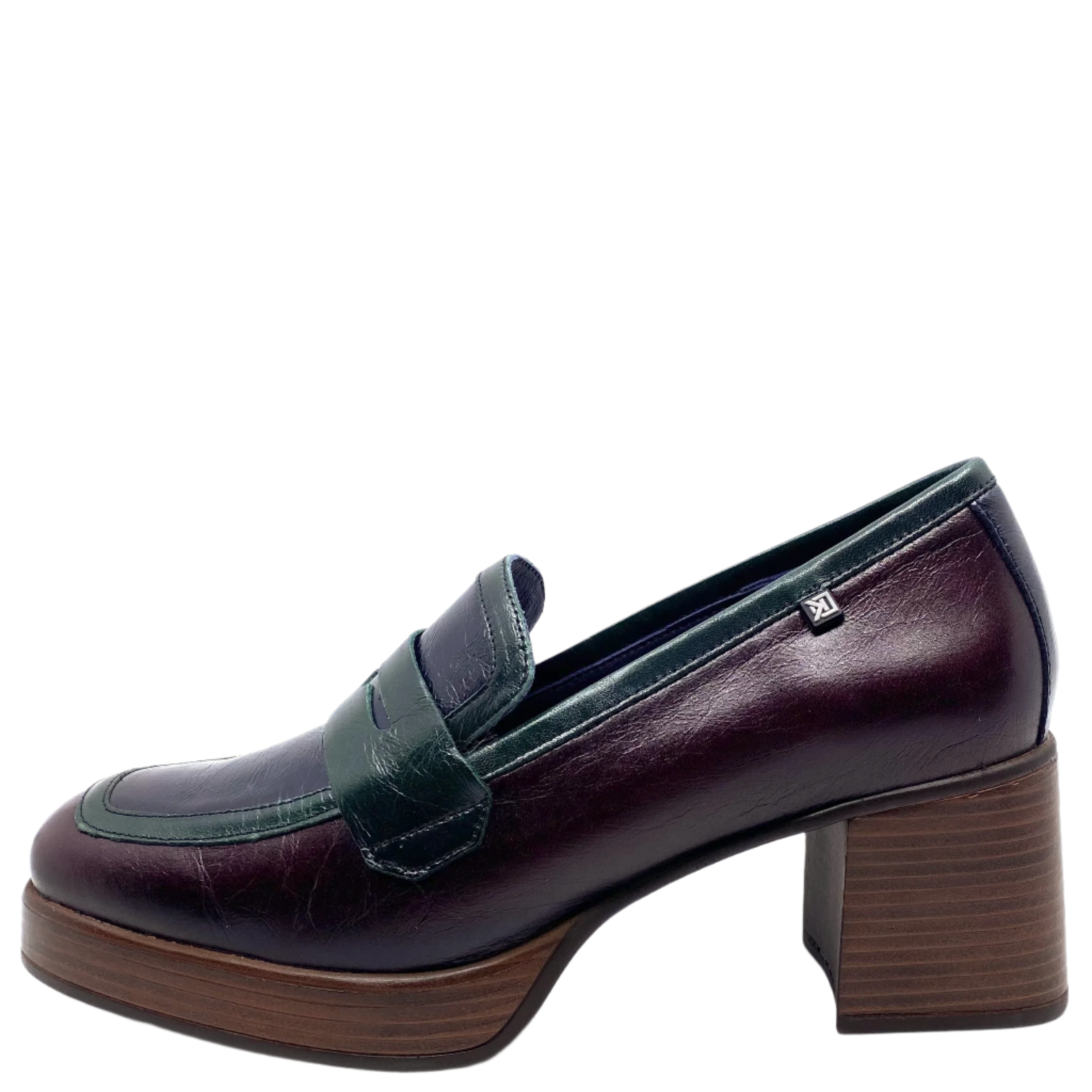 Dorking D9334 Stacked Loafer Alias/Burdeos/Marino