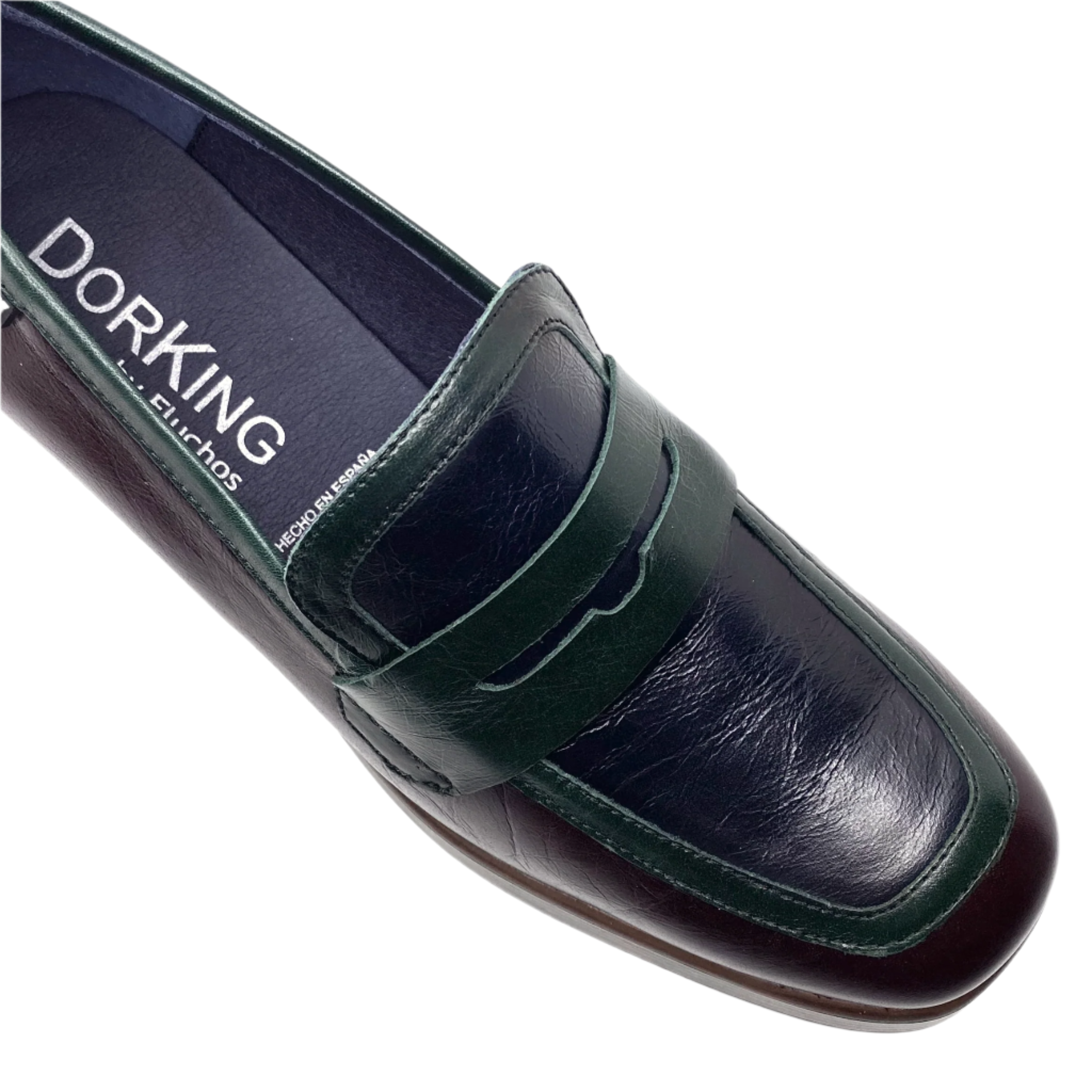 Dorking D9334 Stacked Loafer Alias/Burdeos/Marino