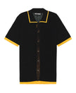 Double Rainbouu Black and Gold Knit Shirt