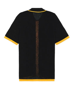 Double Rainbouu Black and Gold Knit Shirt