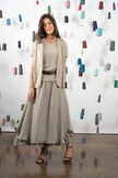 M. A. Dainty Lewis Short Sleeve Jacket Hessian