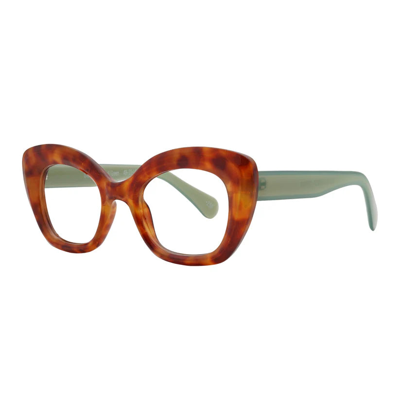 Captivated Eyewear Stella Readers Tortoise Shell/ Green