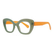 Captivated Eyewear Stella Readers Green/ Orange