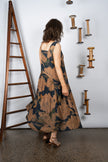 M. A. Dainty Warhol Dress Blue Floral