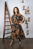M. A. Dainty Warhol Dress Blue Floral