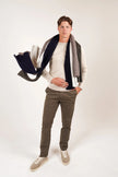James Harper Scarf Taupe Marle