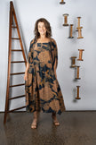 M. A. Dainty Warhol Dress Blue Floral