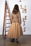 M. A. Dainty Bumper Skirt Tan Washed