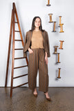 M. A. Dainty Toddy Pant Tan Stripe