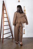 M. A. Dainty Toddy Pant Tan Stripe