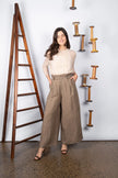 M. A. Dainty Downtown Linen Pant Rock