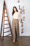 M. A. Dainty Downtown Linen Pant Rock