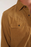 James Harper Western Cord LS Shirt Chai